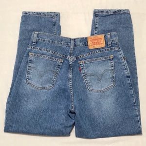 LEVI’S 550 CLASSIC RELAXED TAPERED JEANS, 12 Short